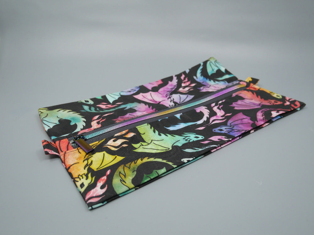 Dragon expandable zipper bag