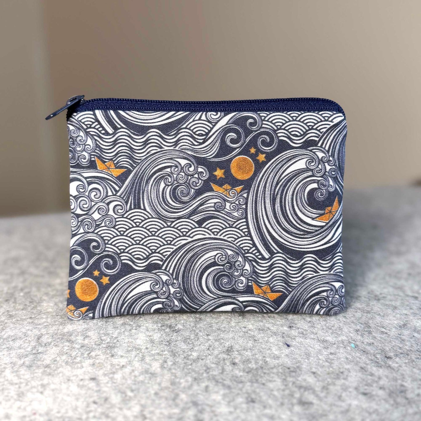 Mini coin purse ocean print
