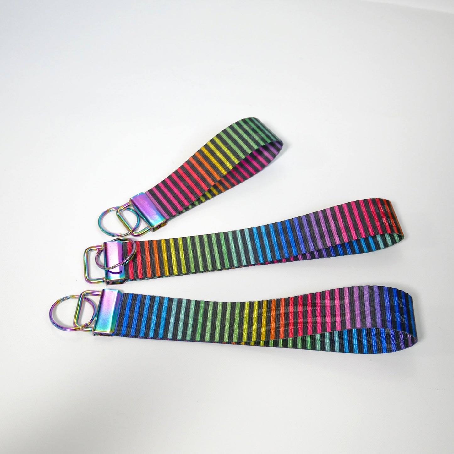 pride rainbow key chain