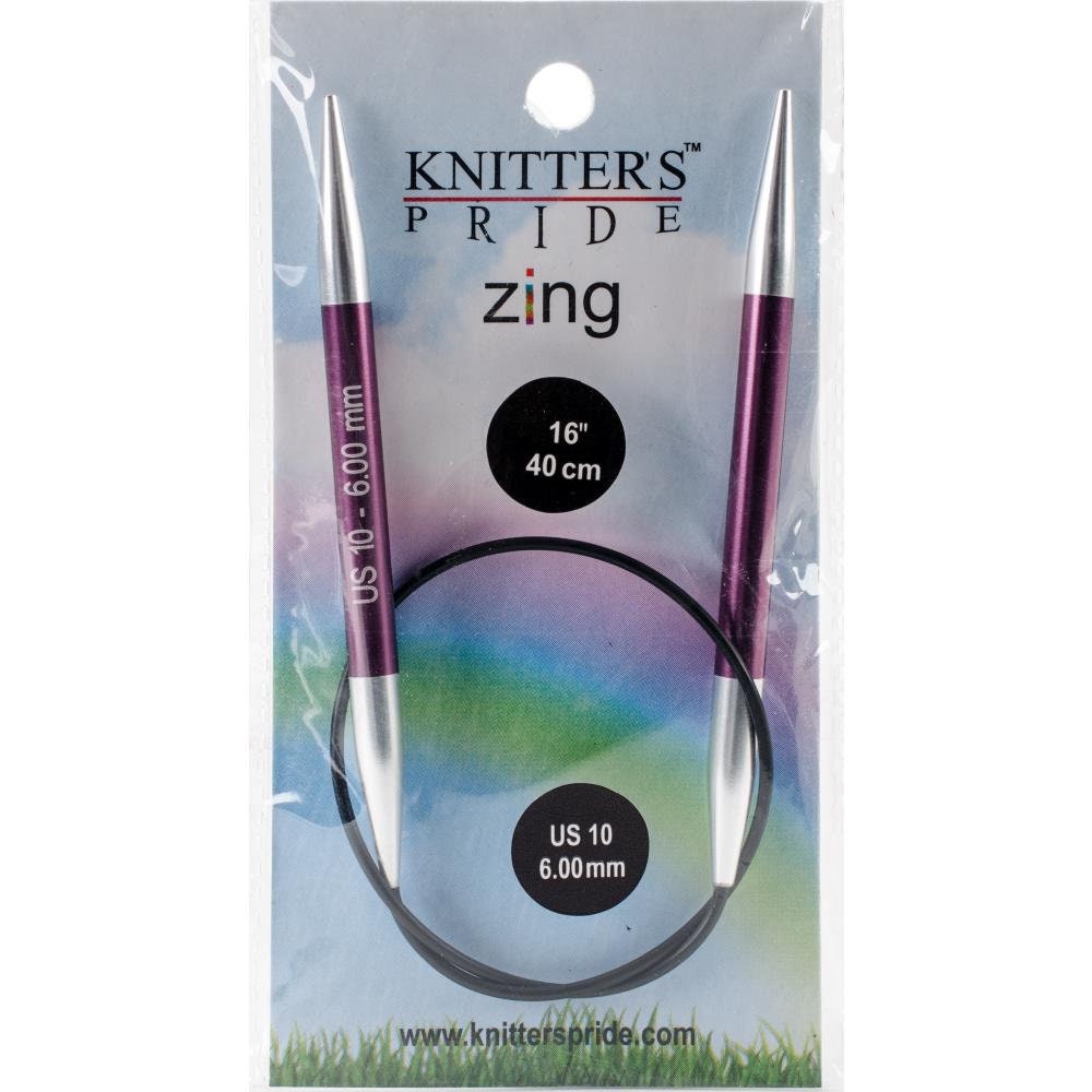 16" KnitPro Zings Circular Knitting Needles