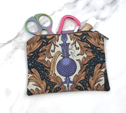 Small Coin Purse, Mini Pouch - Poison