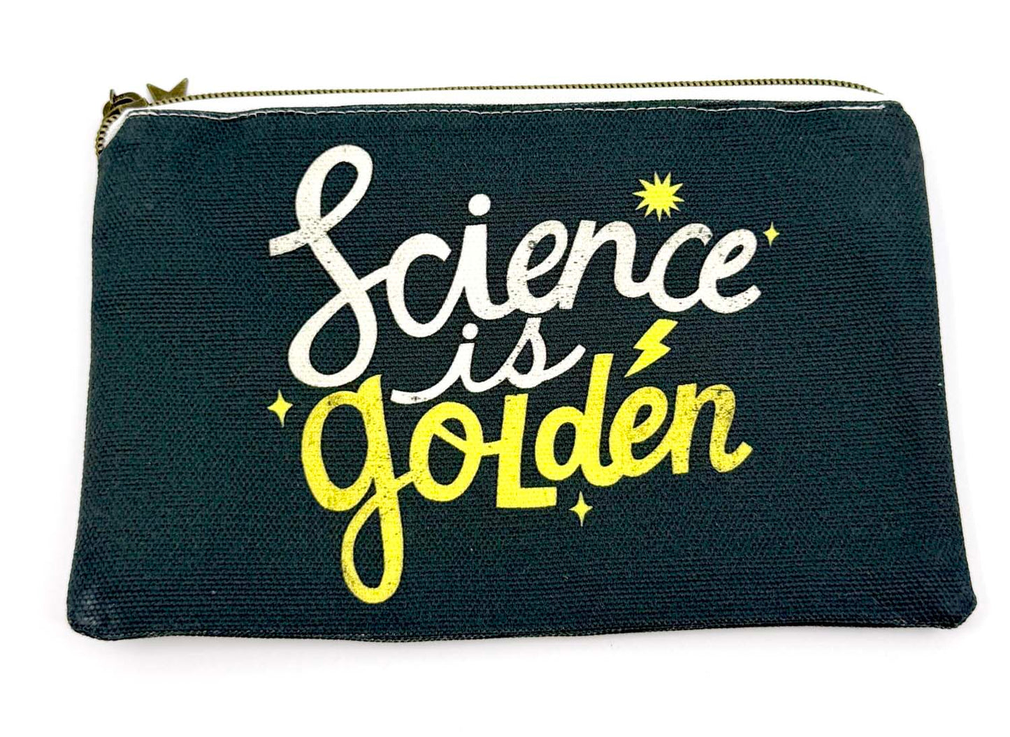 Zippered Canvas Pouch - Swears and Affirmations