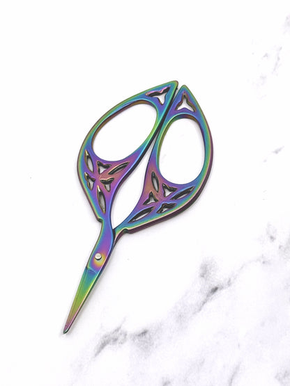 Rainbow Scissors | Embroidery Scissors |  - Guitar, Butterfly, Art Deco