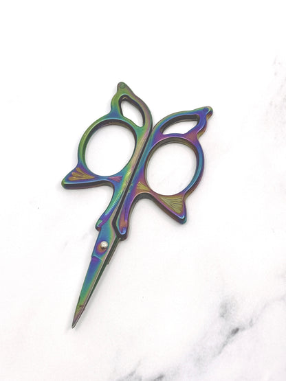 Rainbow Scissors | Embroidery Scissors |  - Guitar, Butterfly, Art Deco
