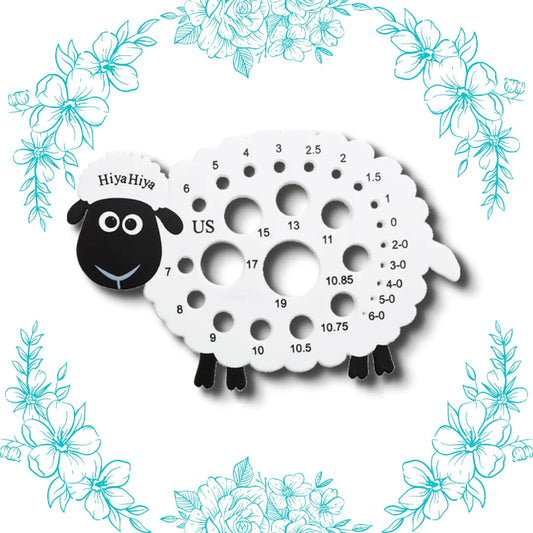 Sheep Needle Gauge / Needle Sizer by Hiya Hiya
