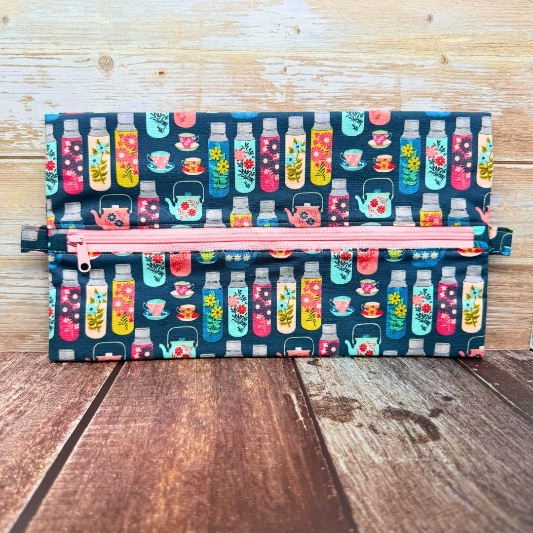 Restocking Soon - Expandable Project Bag - Tea and Coffee