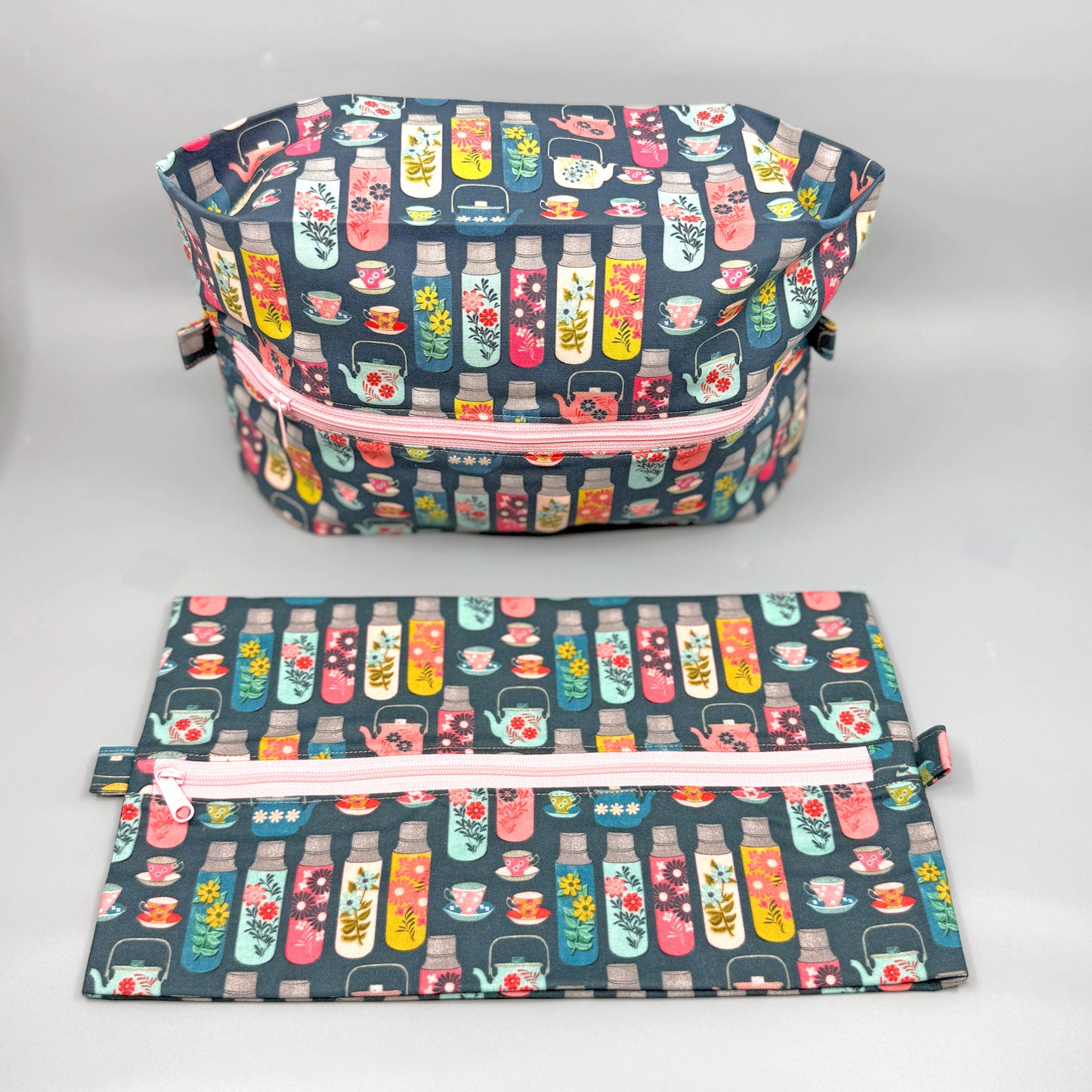 Restocking Soon - Expandable Project Bag - Tea and Coffee