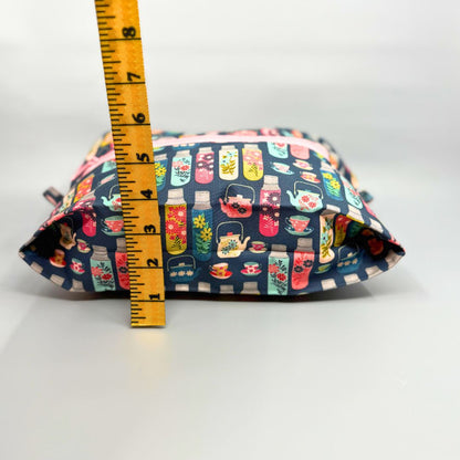 Restocking Soon - Expandable Project Bag - Teapot and Coffee Carafe