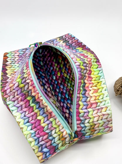 Expandable Project Bag - Stockinette