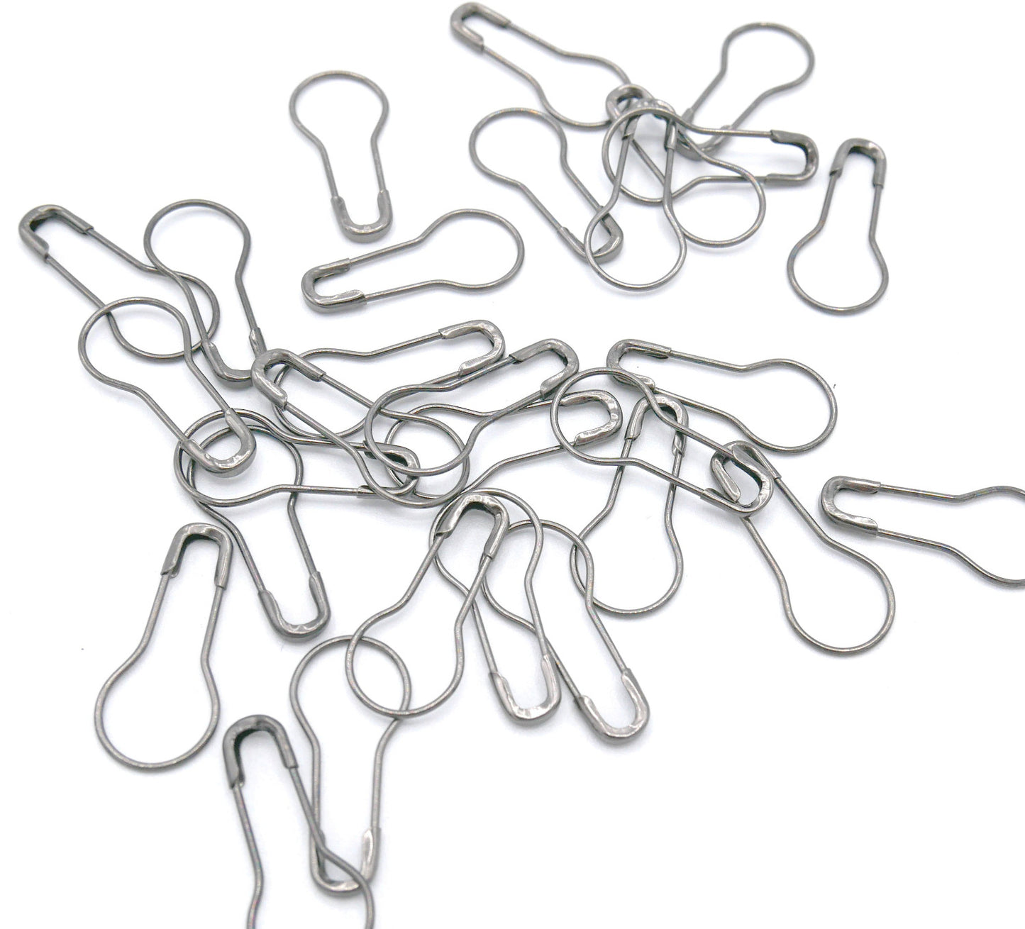 Gray stitch markers