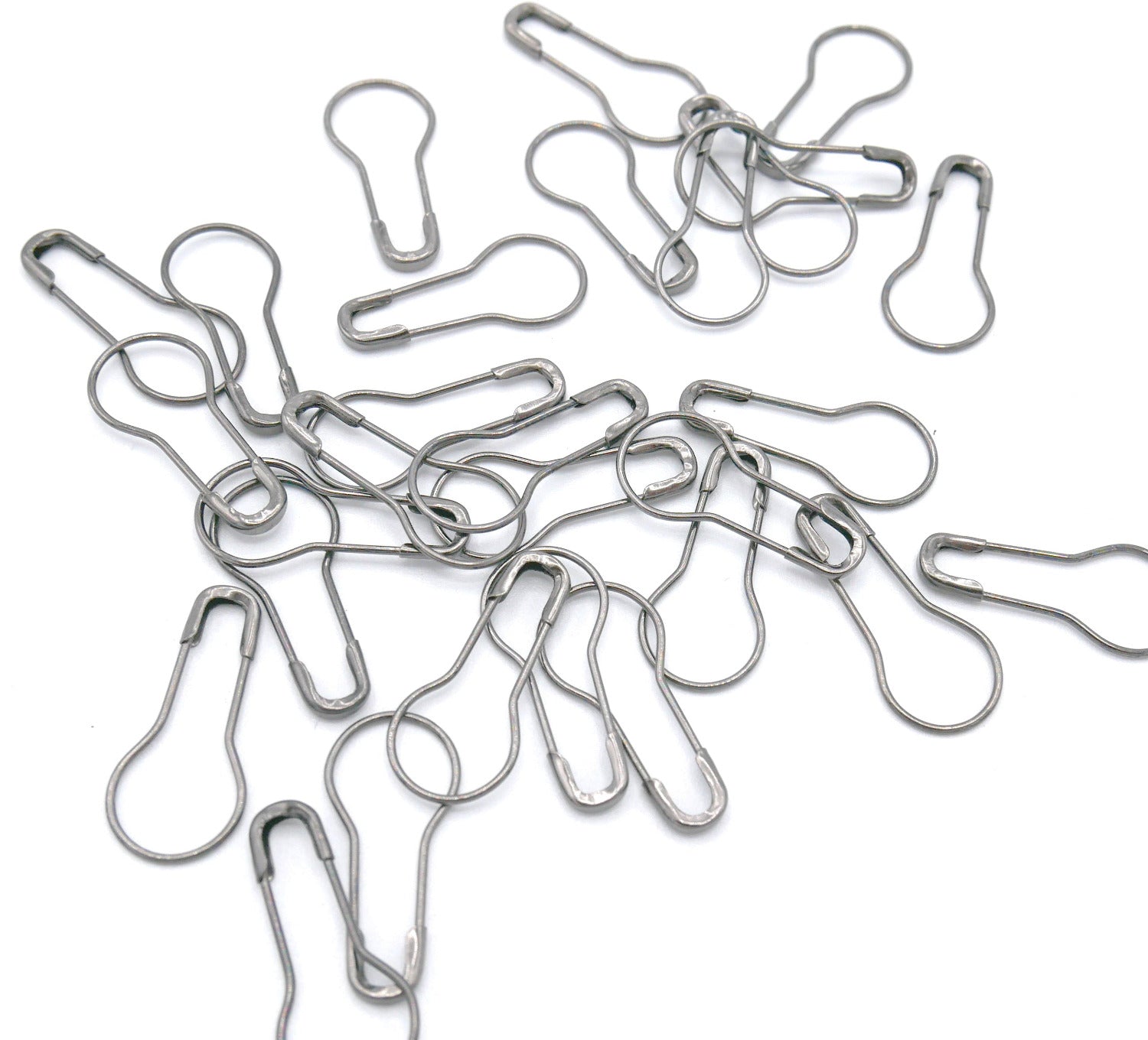 Gray stitch markers