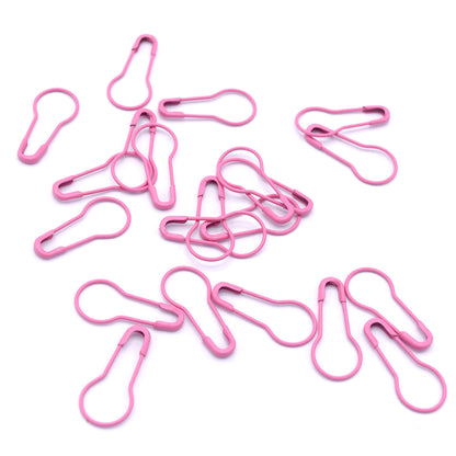 Pink - Bulb Safety Pin Locking Stitch Markers