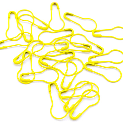 yellow stitch markers