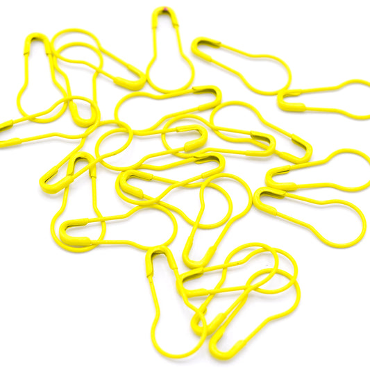 yellow stitch markers