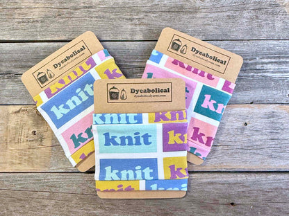 Yarn Sleeve - Knit text