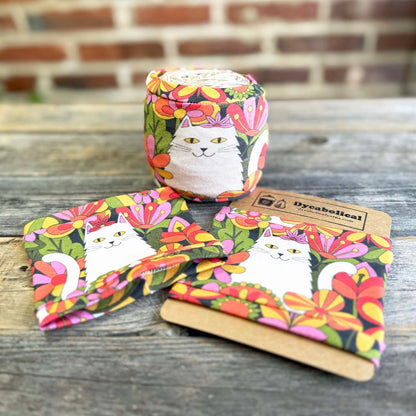 Yarn Sleeve - Retro Cat