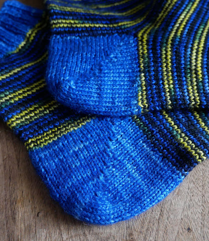 This or That Socks with Options - a top down sock knitting pattern with ribbing, heel, and toe options - PDF Pattern
