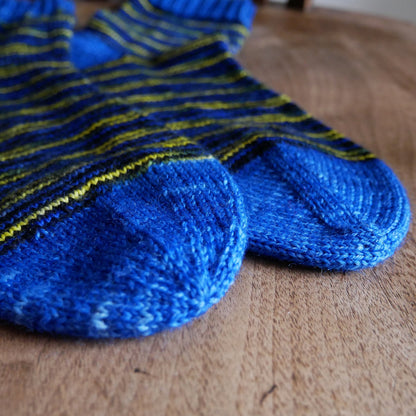This or That Socks with Options - a top down sock knitting pattern with ribbing, heel, and toe options - PDF Pattern