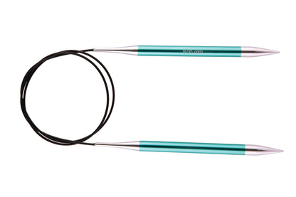 Metal circular knitting needles